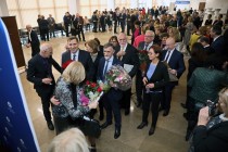 Pożegnanie p. Kanclerz Justyny Morzy  [fot. Andrzej Romański]